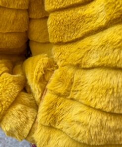 doudoune moutarde réversible esprit de la mer