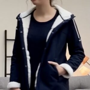 manteau marine intérieur mouton esprit de la mer