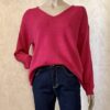pull fushia étoile sarah john