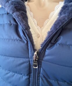 doudoune réversible bleue esprit de la mer