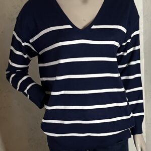 pull marinière col v sarah john