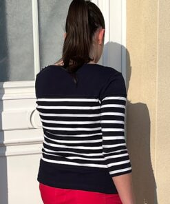 t-shirt marinière bastingage