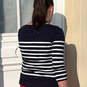t-shirt marinière bastingage