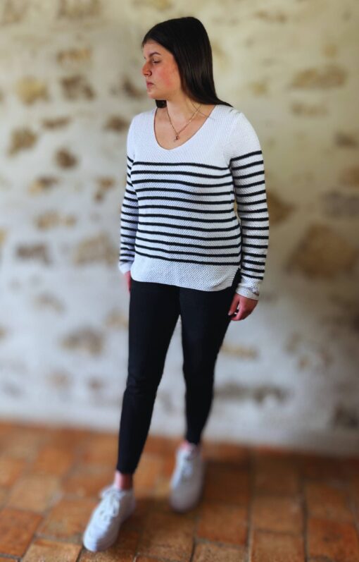 pull maille marinière majesty esprit de la mer
