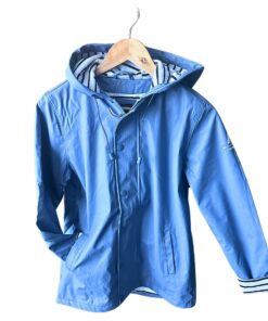 goelette coupe vent intérieur blanc bleu esprit de la mer