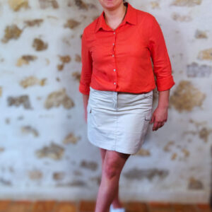 chemise en lin esprit de la mer