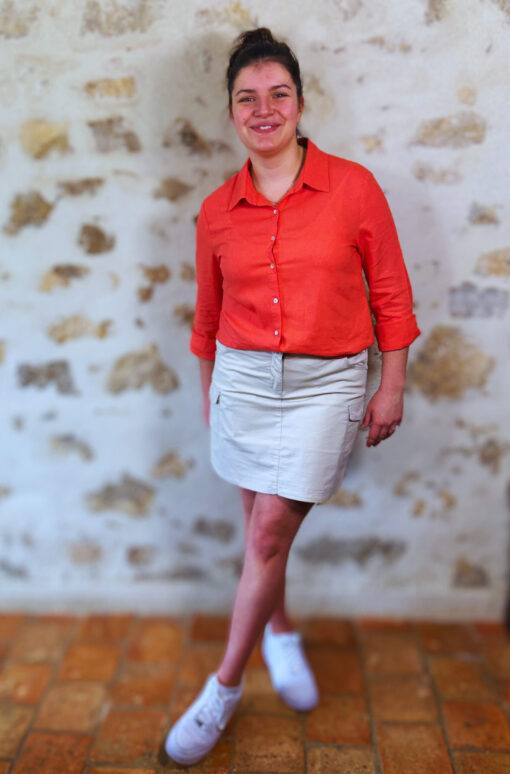chemise en lin esprit de la mer
