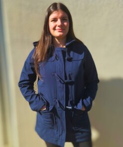 duffle coat harley spash noir esprit de la mer