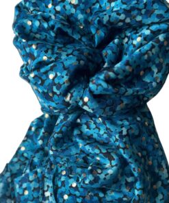 foulard bleu