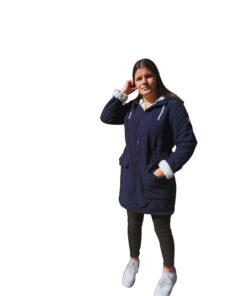 parka longue int mouton pépita esprit de la mer