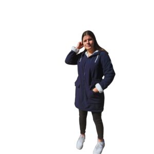 parka longue int mouton pépita esprit de la mer