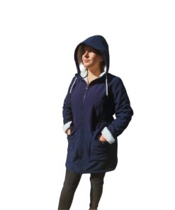 parka longue int mouton pépita esprit de la mer