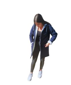 parka longue int mouton pépita esprit de la mer