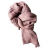 echarpe douce en laine vieux rose