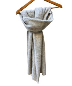 echarpe douce en laine vieux rose