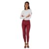 pantalon enduit rouge ana & lucy