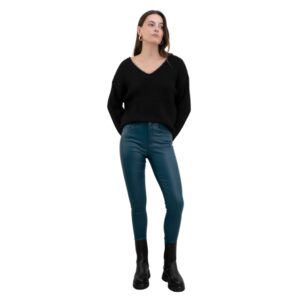 pantalon enduit coupe slim sarah john