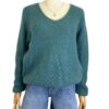 pull mohair col v maëlys paris