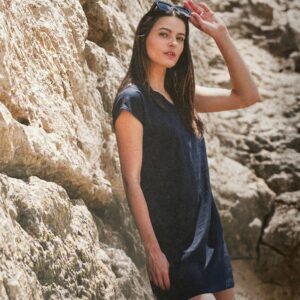 robe treal bastingage stripe brique