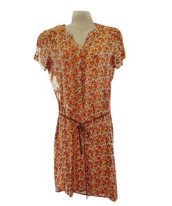 robe riley bleue motif blanc esprit de la mer