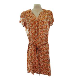 robe riley bleue motif blanc esprit de la mer