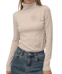 col roulé matières naturelles coton viscose sarah john