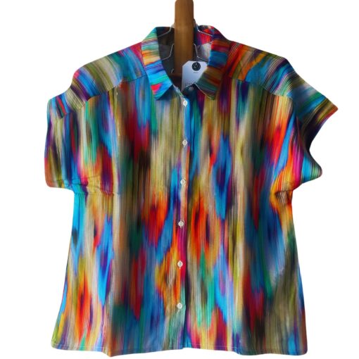 chemisier fluide ikat esprit de la mer