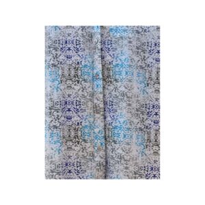 robe chemisier motif mosaic lagune vert et bleu radya – esprit de la mer