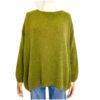 pull col bateau en mohair maelys paris vert