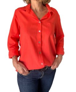 chemisier fluide lin carmen esprit de la mer