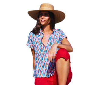 chemise en viscose naturelle chraz esprit de la mer