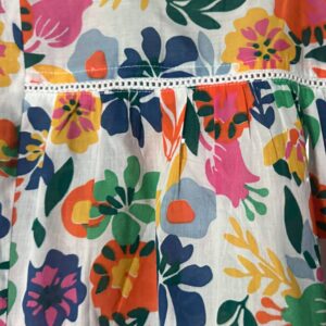 chemisier tonya esprit de la mer – voile de coton 100% imprimé floral