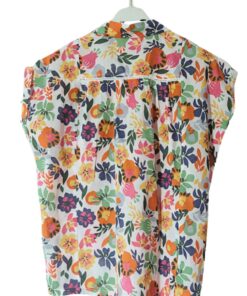 chemisier tonya esprit de la mer – voile de coton 100% imprimé floral